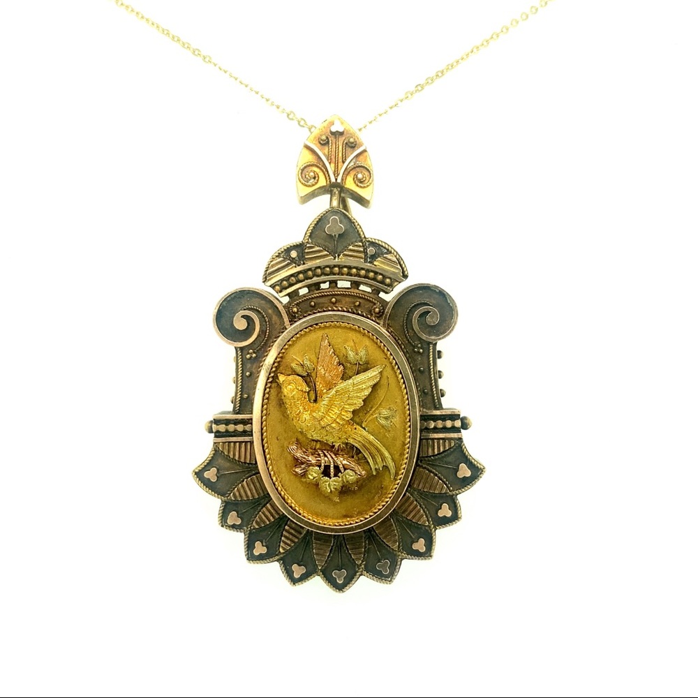 Victorian Style Locket Pendant/Brooch